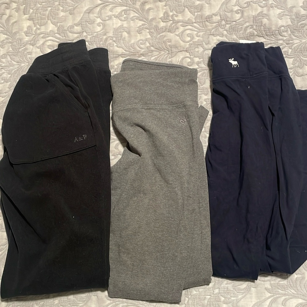 Abercrombie Two leggings and one jogger